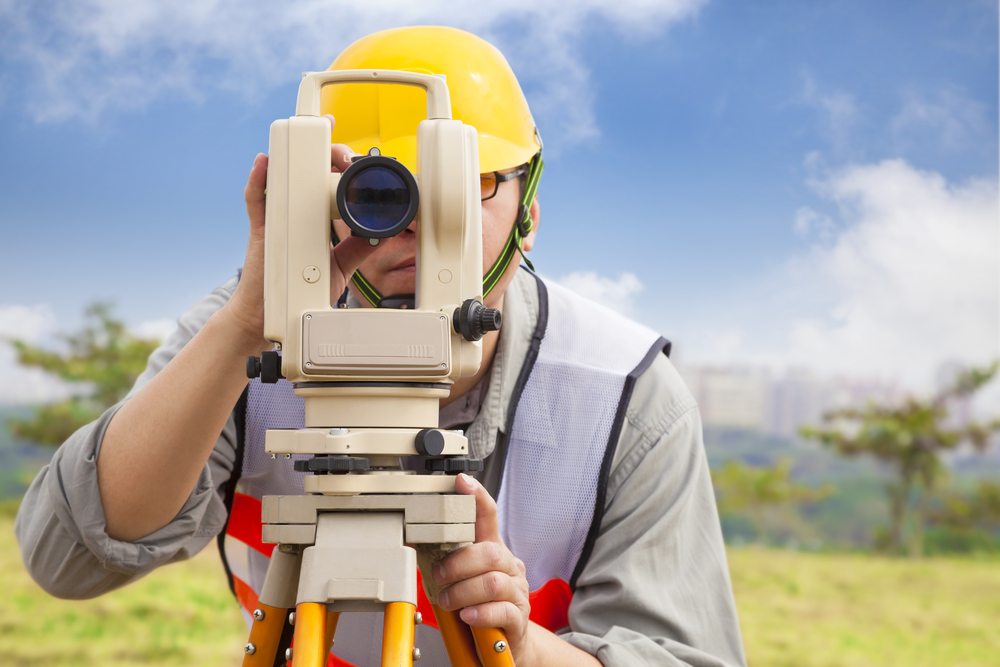Surveyor in action